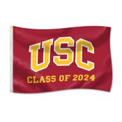 USC Trojans Cardinal Class of 2024 Flag